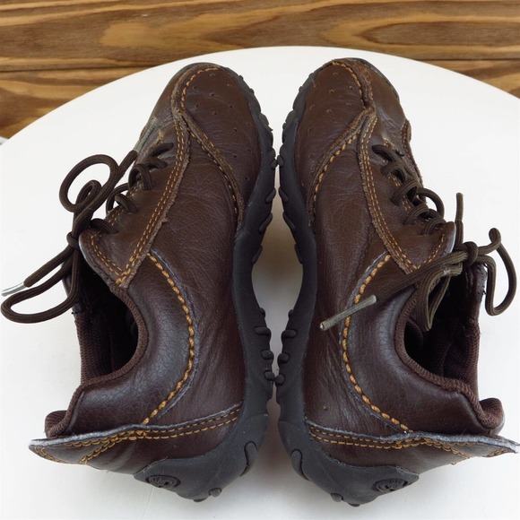 Timberland Sz 11 Toddler Boys Sneaker Brown Leather Medium - Picture 10 of 12